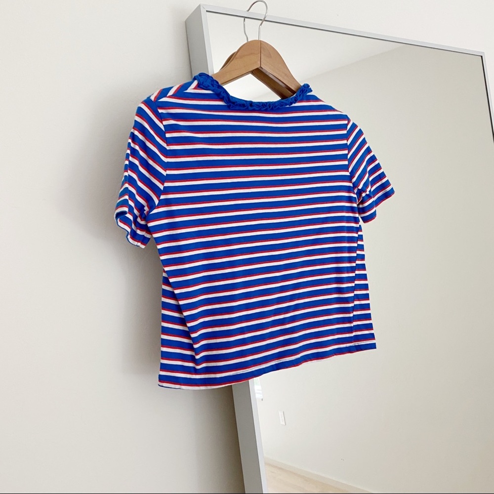 Zara Striped Crop Top - Picture 7 of 8